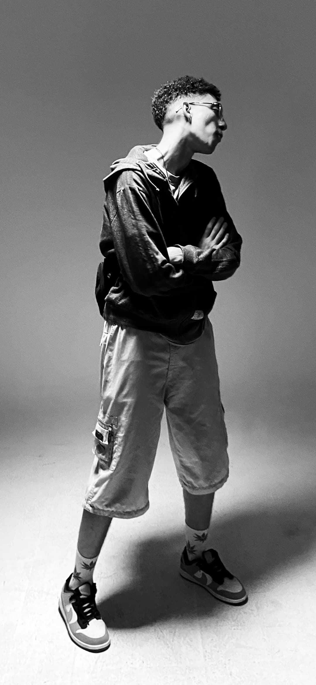 AhmedyTheGr8 portrait in the studio control room